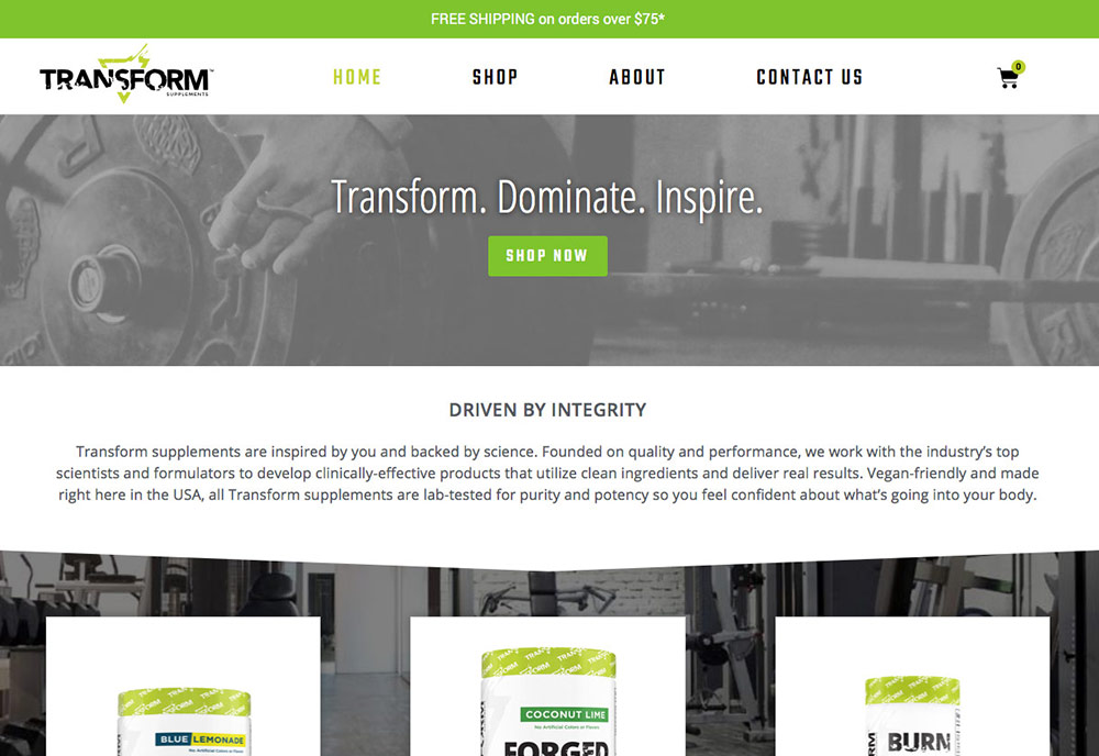 Transform Supplements Returns with New Branding