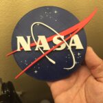 3d printed NASA meatball logo