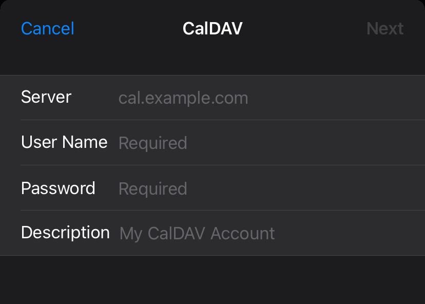 SmarterMail Calendar Integration for iPhone 6