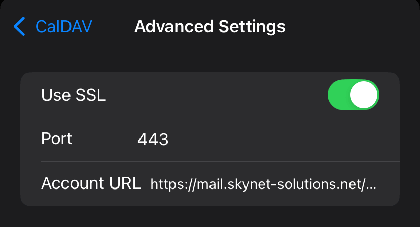 SmarterMail Calendar Integration for iPhone 8
