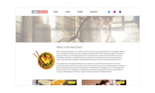 Ketoburn Website