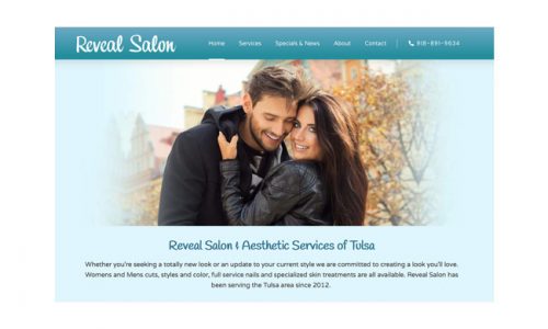Reveal Salon Website